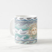 Mug soleil et vagues (Devant gauche)