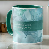 Mug Soleil Feuilleté Turquoise Shimmer PsychotherapIer