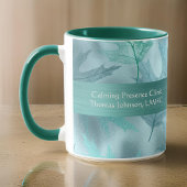 Mug Soleil Feuilleté Turquoise Shimmer PsychotherapIer