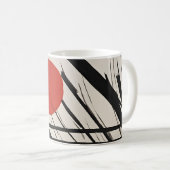 Mug Soleil levant Abstrait (Devant droit)
