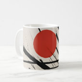 Mug Soleil levant Abstrait (Devant gauche)