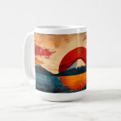 Mug Soleil levant - Design 2 (Devant gauche)