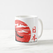 Mug Soleil Levant vintage (Devant droit)