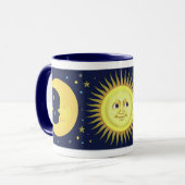 Mug Soleil, Lune et Étoiles (Devant gauche)