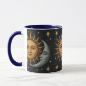 Mug Soleil, Lune et Étoiles (Gauche)