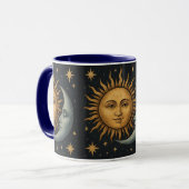 Mug Soleil, Lune et Étoiles (Devant gauche)