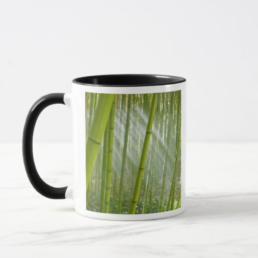 Mug Soleil matinal filtrant à travers le bambou (Gauche)
