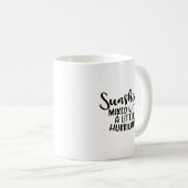 Mug "Soleil mélangé à un petit ouragan" Sassy Quo (Devant droit)