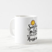 Mug Soleil Mélangé Avec Un Petit Ouragan Sarcastique (Devant gauche)