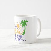 Mug Soleil mer le sable et moi (Devant droit)