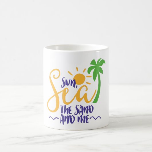 Mug Soleil mer le sable et moi (Centre)