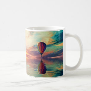 Mug Soleil pittoresque à air chaud Sunrise Turquoise V