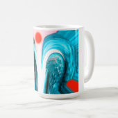 Mug Soleil rouge (Devant droit)