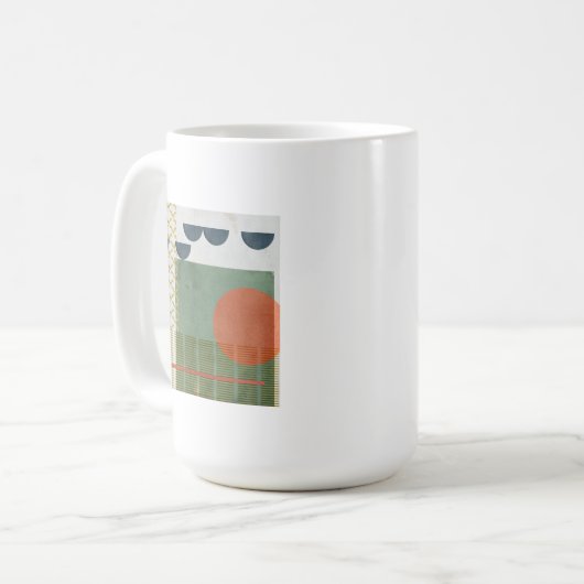 Mug Soleil Rouge III (Devant gauche)