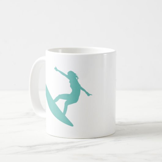 Mug Soleil, sable et vagues (Devant gauche)