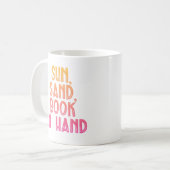 Mug Soleil Sable Livre à la Main (Devant gauche)