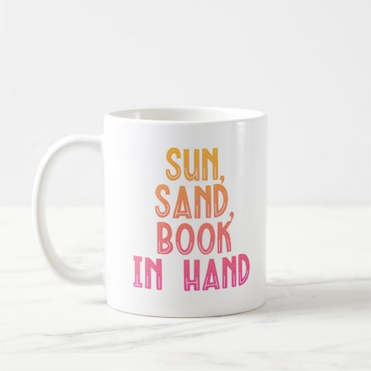 Mug Soleil Sable Livre à la Main (Gauche)
