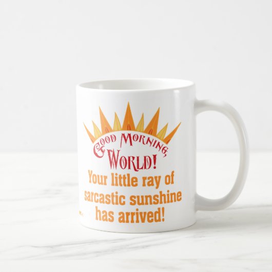 Mug Soleil sarcastique (Droite)