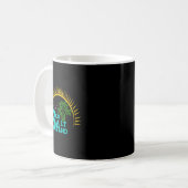 Mug Soleil Sel Sable Drôle Plage Palmier Été (Devant gauche)