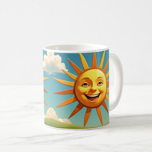 MUG " SOLEIL SOURIANT " (Devant droit)