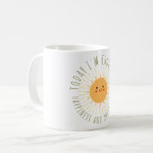 Mug Soleil souriant mignon (Devant gauche)