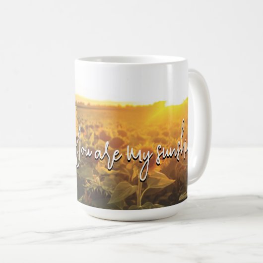 Mug Soleil tournesol (Devant droit)