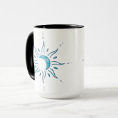 Mug Soleil Turquoise (Devant gauche)