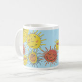 Mug Soleils dessinés par les enfants (Devant gauche)