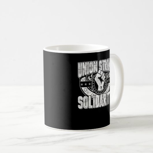 Mug Solidarité forte de l'Union (Devant droit)