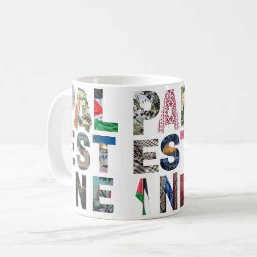 Mug Solidarité palestinienne (Devant gauche)