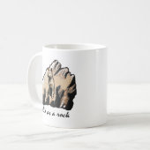 Mug Solide comme roche ! Droitier (Devant gauche)