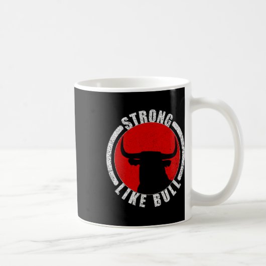 Mug Solide Comme Taureau Bodybuilding Et Power Lifting (Droite)