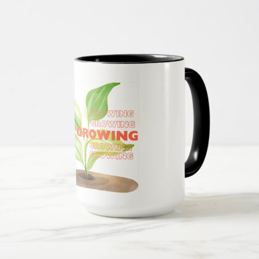 Mug solide en croissance (Devant droit)