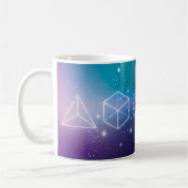 Mug solides de Platon symbole 3D univers (Gauche)