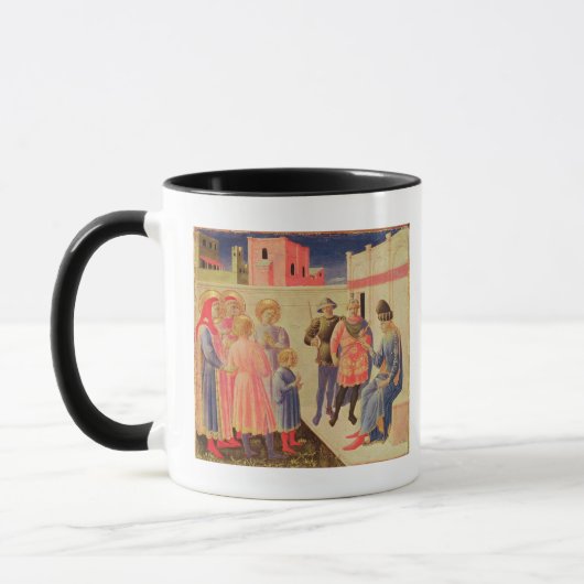 Mug Solides solubles. Cosmas et Damian avant (Gauche)