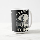 Mug Solitude éternelle : Un squelette qui traverse (Devant droit)