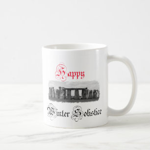 Mug Solstice d'hiver heureux Stonehenge