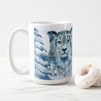 Mug Solstice neige léopard d'hiver