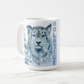 Mug Solstice neige léopard d'hiver (Devant gauche)