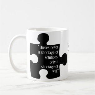 Mug "Solutions" de la pâte à café