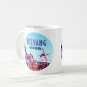 Mug Solvang Danish Downtown California Vintage (Devant gauche)