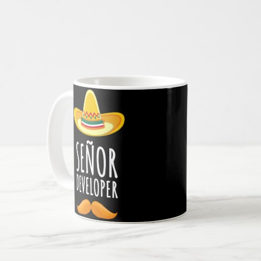 Mug Sombrero et Mustache (Devant gauche)