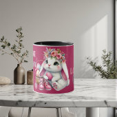 Mug Some Bunny Loves Me Whimsical Spring Personalized