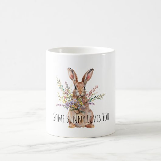 Mug Some Bunny vous aime floral (Centre)