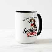 Mug Someone Cares (Not Me) Funny dogCoworker (Devant droit)