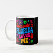 Mug Someone In Florida Loves Me Boho Floral Peaceful C (Gauche)