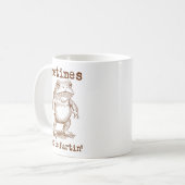Mug Sometimes I Just Be Fartin’ Frog Funny Rude Silly  (Devant gauche)