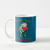Mug Sometimes I Just Be Fartin' Frog Meme Funny Valent (Gauche)