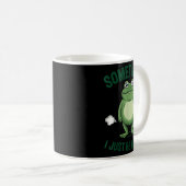 Mug Sometimes I Just Be Farting Frog Christmas Funny F (Devant droit)