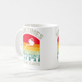 Mug Sometimes I Wet My Plants Funny Gardener Retro Gar (Devant gauche)